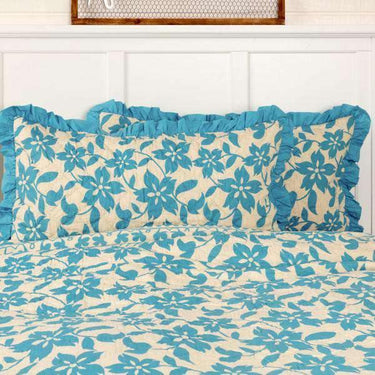 Briar Azure King Sham 21x37 VHC Brands - The Fox Decor